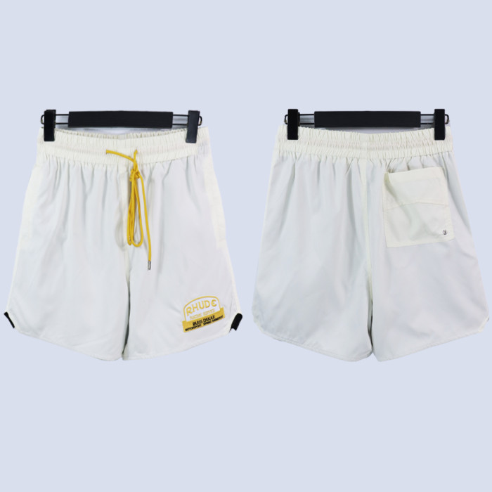Pocket monogrammed solid color quick dry shorts 3 colors