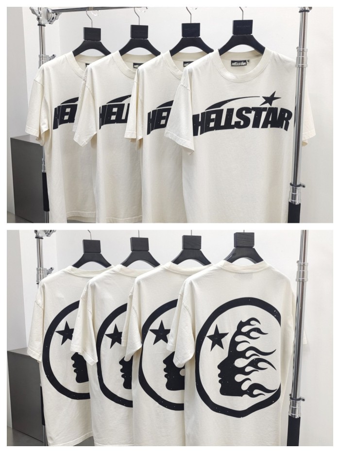 1:1 quality version White Classic Back Large Logo Tee with NFC tag