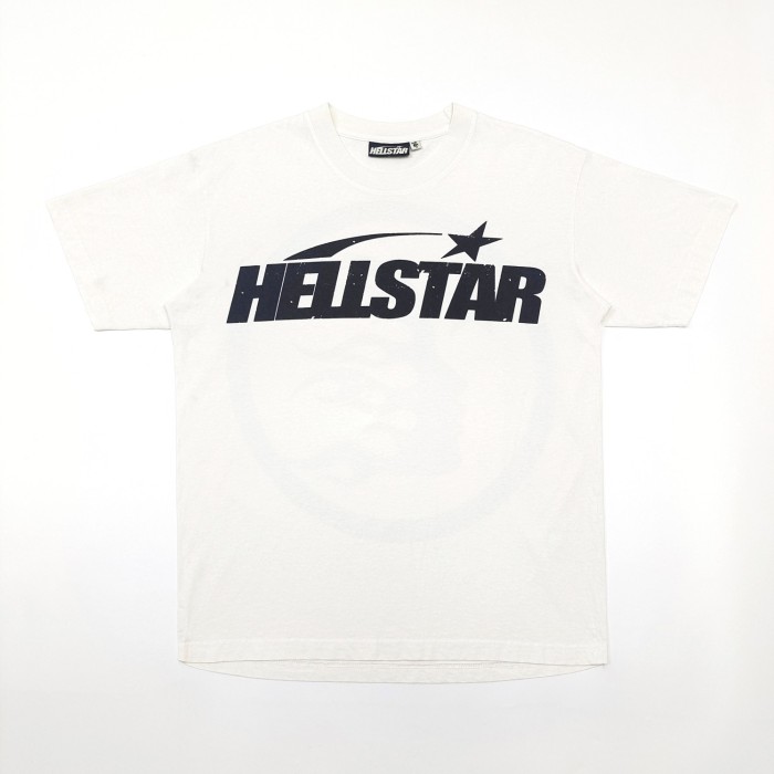 1:1 quality version White Classic Back Large Logo Tee with NFC tag