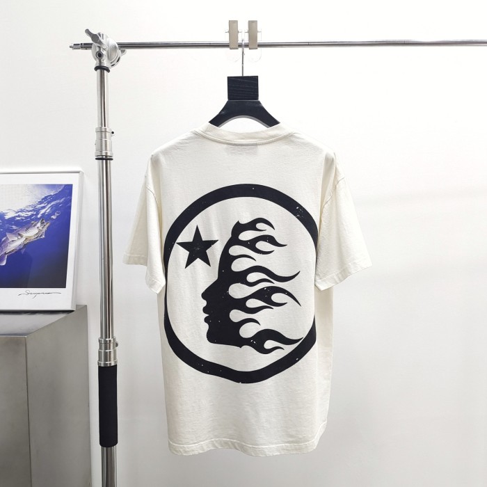 1:1 quality version White Classic Back Large Logo Tee with NFC tag