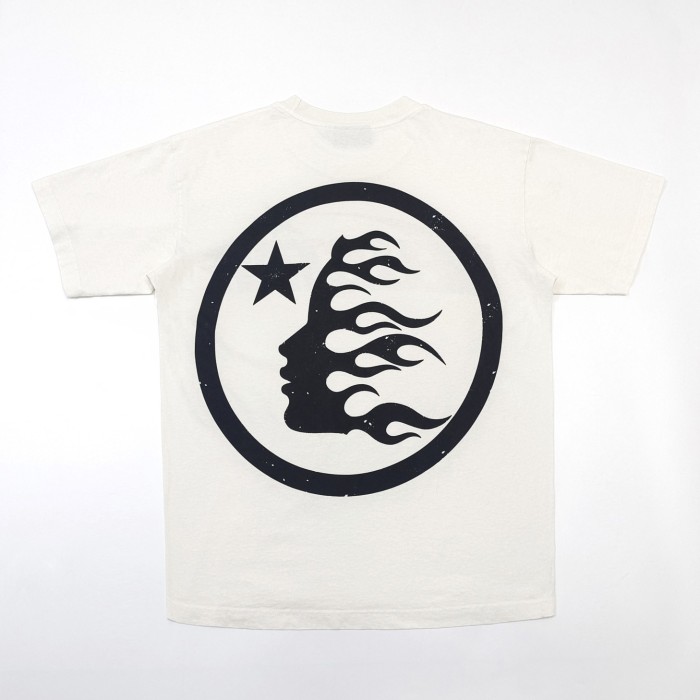 1:1 quality version White Classic Back Large Logo Tee with NFC tag