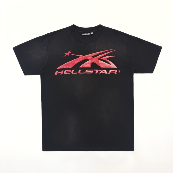 [Big & Tall for weights up to 260 lbs]1:1 quality version All Red Logo Washed version Tee with NFC tag