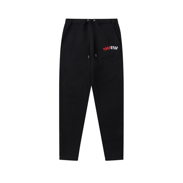 Colorblocked Towel Embroidered Letter Hoodie & Sweatpants Set