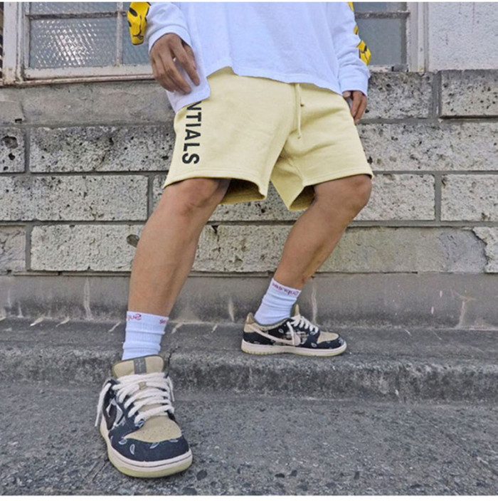 1:1 quality version Stereoscopic silicone cotton drawstring shorts 5 colors