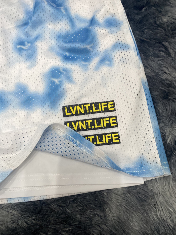  LVNTLIFE Mesh Double Layer Sports Basketball Quick Dry Shorts 2 colors