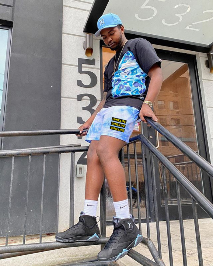  LVNTLIFE Mesh Double Layer Sports Basketball Quick Dry Shorts 2 colors