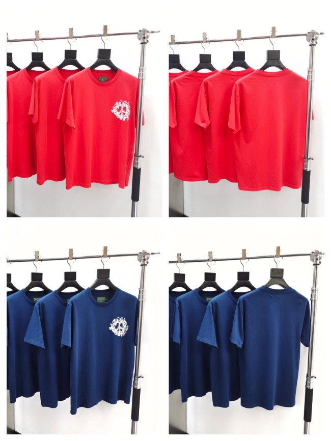 1:1 quality version Chest Kapok Monogrammed Foam Print Tee 2 colors