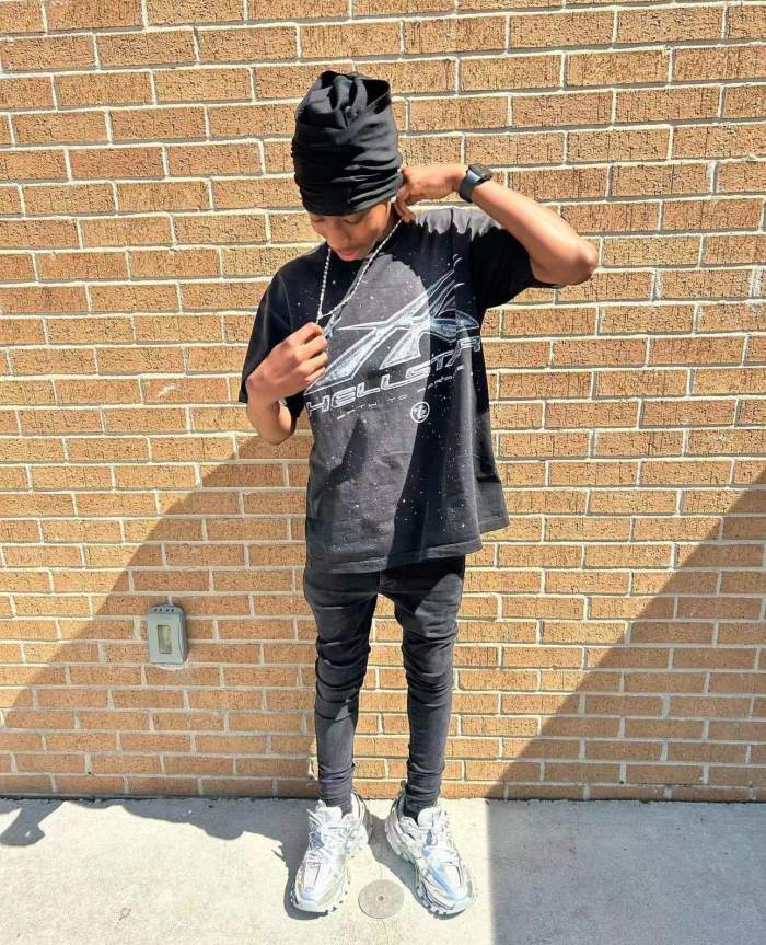 [Big & Tall for weights up to 260 lbs]1:1 quality version Washed Version chrome star chart logo print tee with NFC tag
