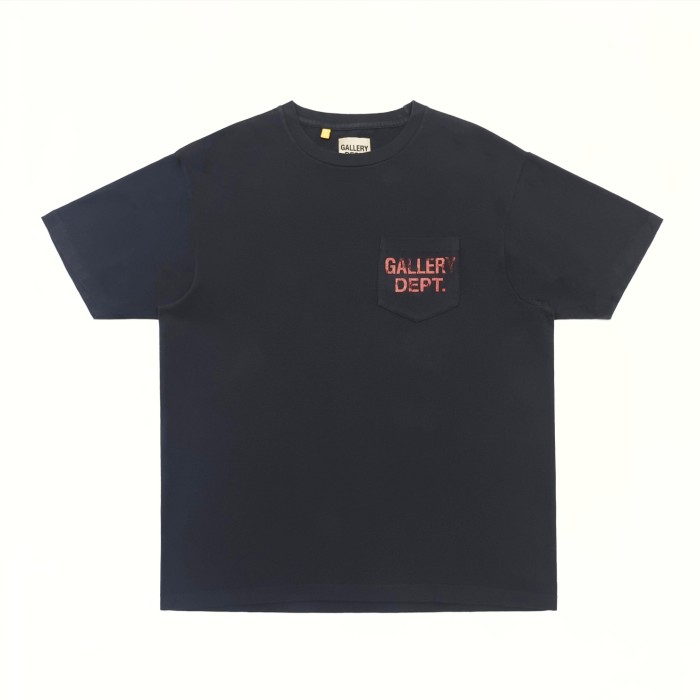 [Big & Tall for weights up to 260 lbs]1:1 quality version Pocket Mottled Letter Logo Print Tee