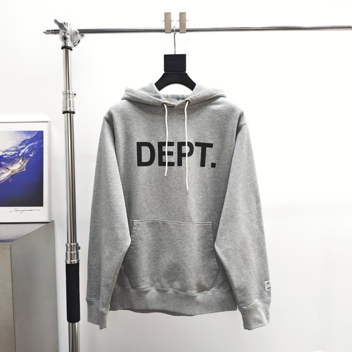 [Big & Tall for weights up to 260 lbs]1:1 quality version Big Letters on Chest Solid Color Hoodie 2 colors