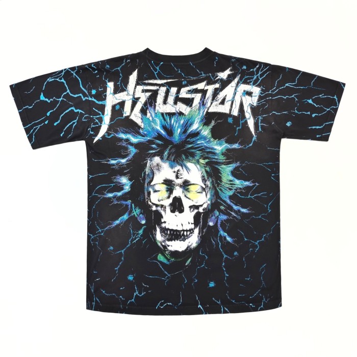 [Big & Tall for weights up to 260 lbs]1:1 quality version Lightning Boys Logo Print Tee