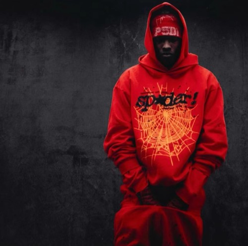 1:1 quality version Golden Spider Web Hoodie & Pants Set