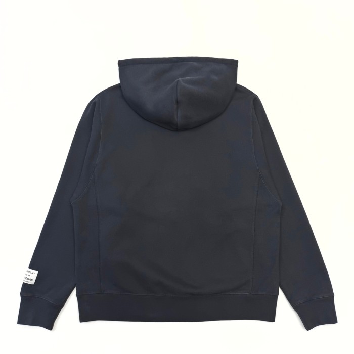 [Big & Tall for weights up to 260 lbs]1:1 quality version Big Letters on Chest Solid Color Hoodie 2 colors