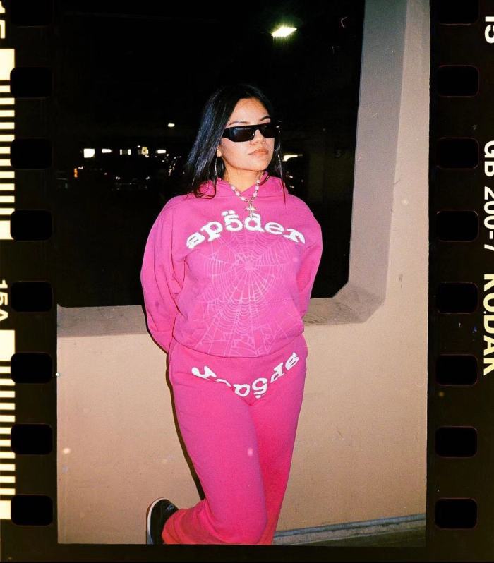 1:1 quality version Rhinestone Foam Letter  Hoodie & Pants Set 2 colors