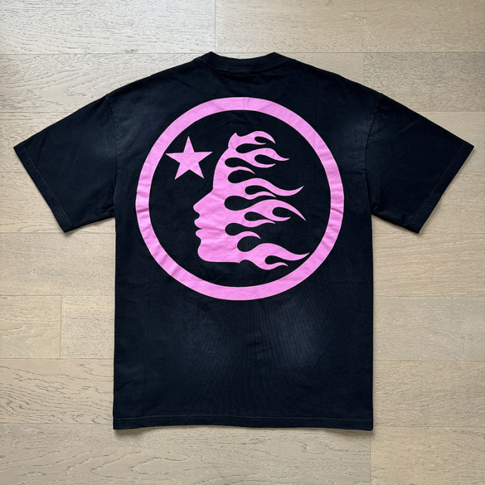 [50% Off]Light Purple Logo Washed Version Tee 26650118