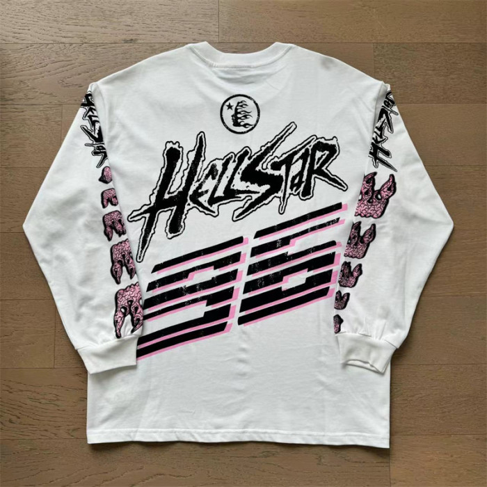 Brain Spirit Racing Letter Logo Long Sleeve T-Shirt