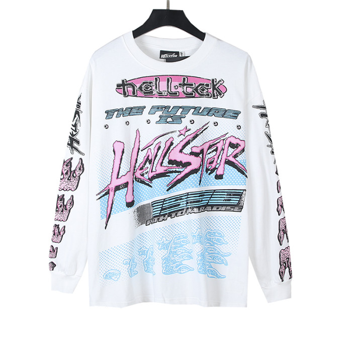 Brain Spirit Racing Letter Logo Long Sleeve T-Shirt