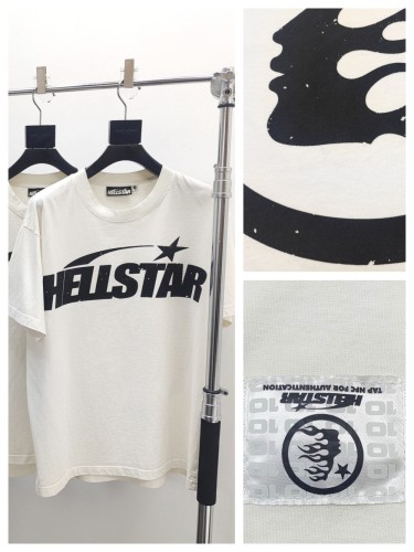 1:1 quality version White Classic Back Large Logo Tee with NFC tag