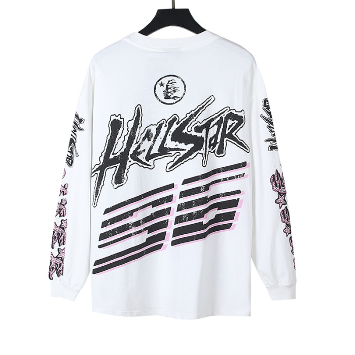Brain Spirit Racing Letter Logo Long Sleeve T-Shirt