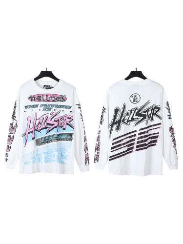 Brain Spirit Racing Letter Logo Long Sleeve T-Shirt