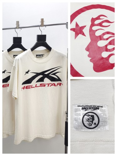 1:1 quality version Black Red Logo Print Tee with NFC tag
