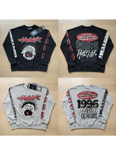Screaming Boys Arm Logo Print Crew Neck Sweatshirt 2 colors