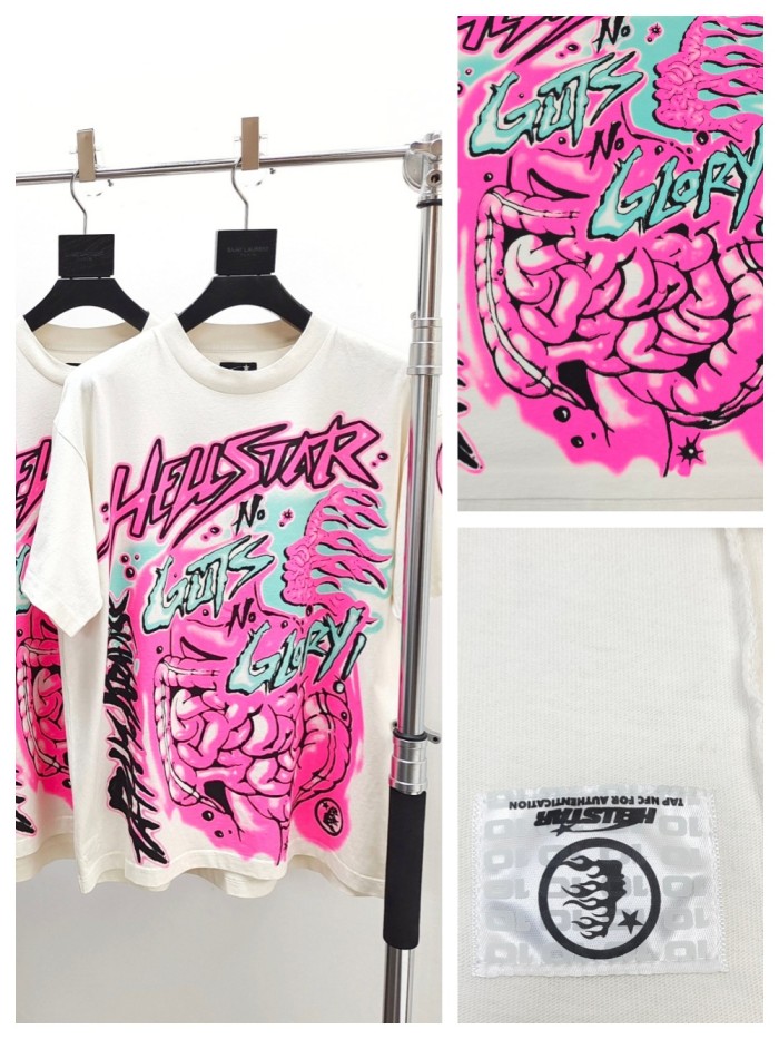 [Big & Tall for weights up to 260 lbs]1:1 quality version Graffiti Font Abstract Print Tee with NFC tag