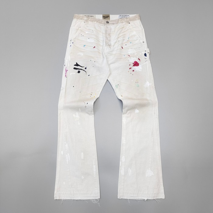 1:1 quality version Pleated Splash Inked Back Pocket Monogrammed Work Pants