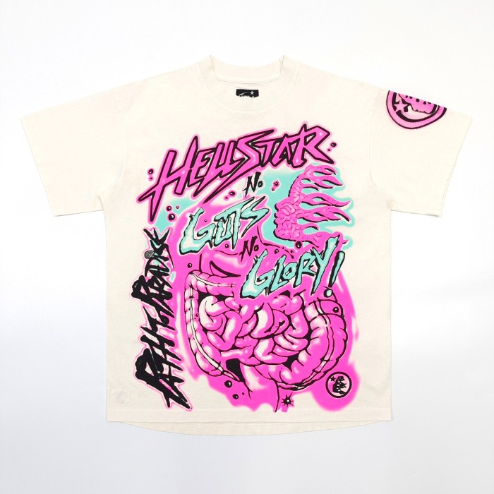 [Big & Tall for weights up to 260 lbs]1:1 quality version Graffiti Font Abstract Print Tee with NFC tag