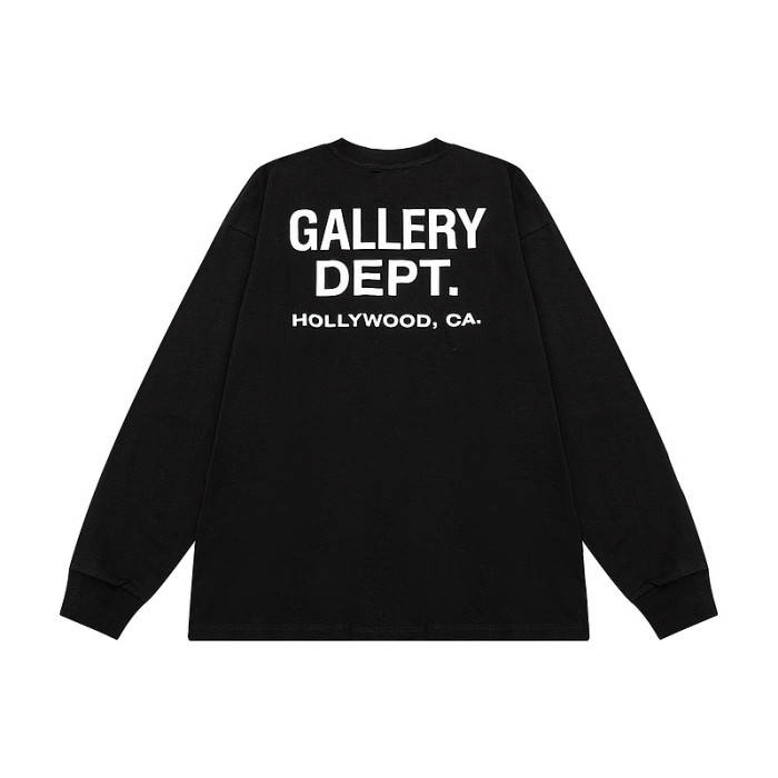 Basic front and back monogrammed long sleeve t-shirt 5 colors