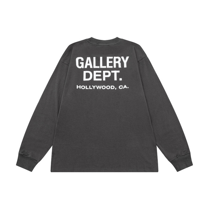 Basic front and back monogrammed long sleeve t-shirt 5 colors