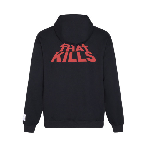 ATK monogrammed slogan print hoodie