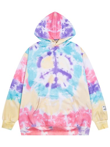 Digital Direct Print Tie-Dye Printed hoodie