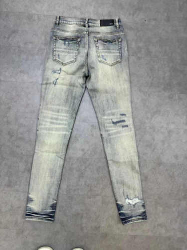 [buy more save more] 1:1 quality version Monogrammed embroidered vandalized patchwork jeans