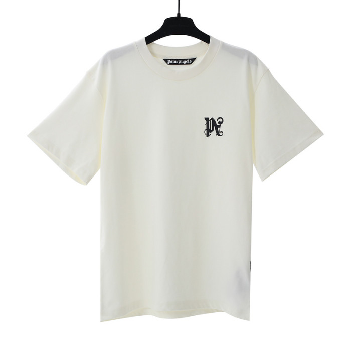 Solid Color Small Logo Print tee 3 colors