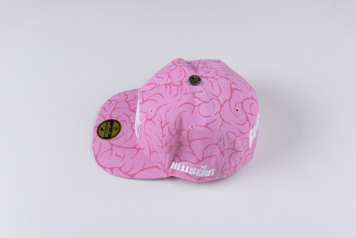 Hip Hop BrainWashed Letter Embroidered Flat-Brimmed Hat
