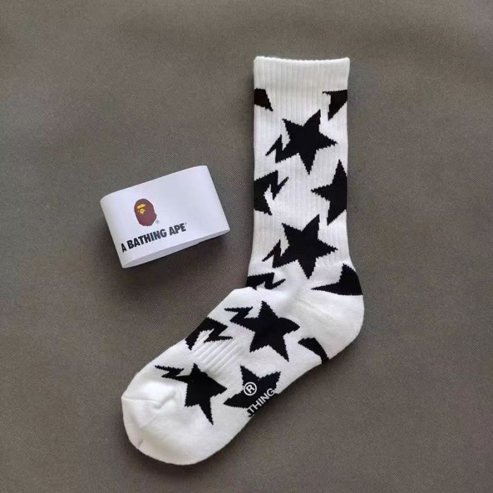 Lightning Pentagram Alphabet Sport Socks 3 colors