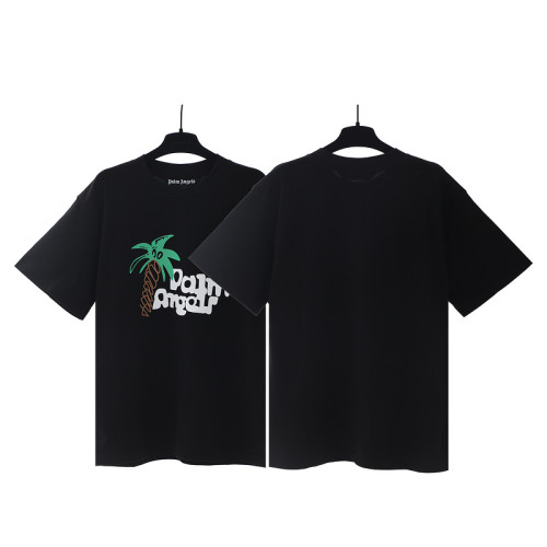 Spring Coconut Cartoon Letter Print tee 2 colors