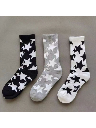 Lightning Pentagram Alphabet Sport Socks 3 colors