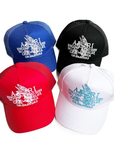 Pegasus Slogan Embroidered Mesh Duck Cap 4 colors