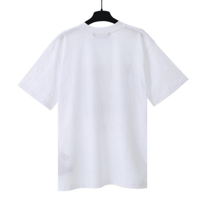 Gothic style chest large letter print tee 2 colors