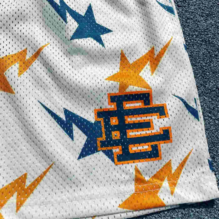 1:1 quality version  All-over Lightning Star Logo Print Shorts 6 colors