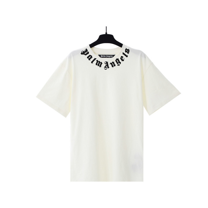 [50% Off]Palm Angels Basic Neckline Letter Wrap Solid tee 3 colors 26825407