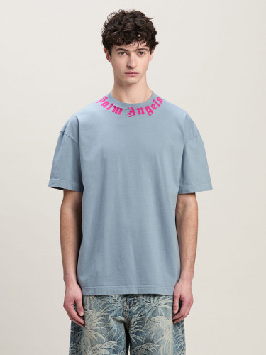 Basic Neckline Letter Wrap Solid tee 3 colors