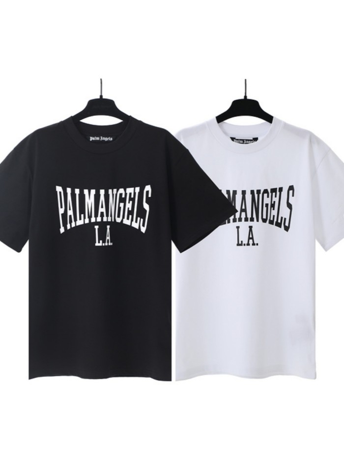 L.A. Distressed Large Letter Logo tee 2 colors