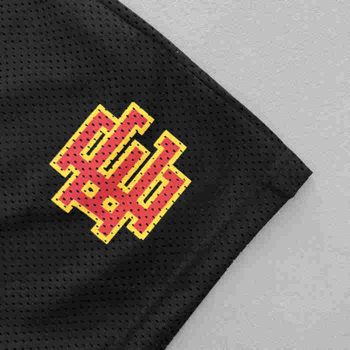 1:1 quality version Wrap-around two-color logo mesh breathable shorts 7 colors