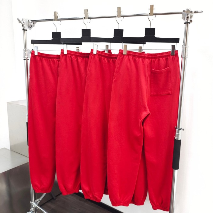 1:1 quality version Red 555 Spiderweb Foam Monogrammed Hoodie & Pants Set