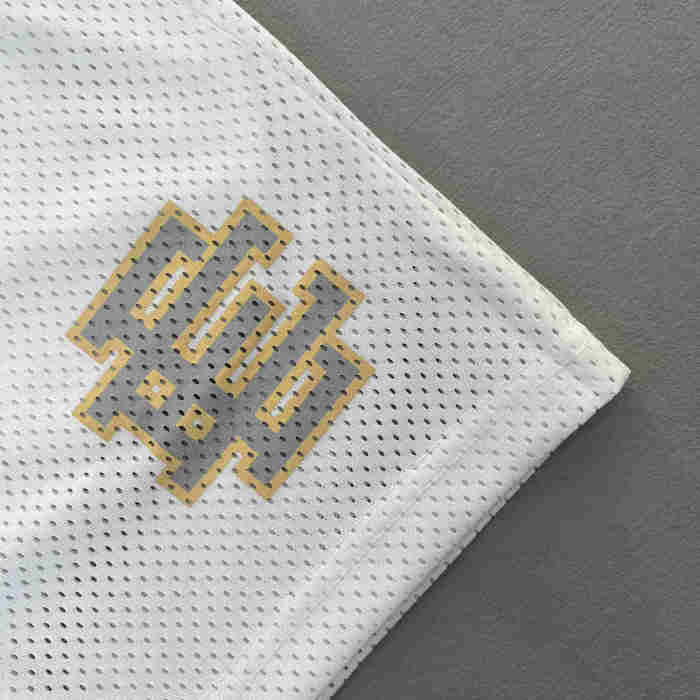 1:1 quality version Wrap-around two-color logo mesh breathable shorts 7 colors