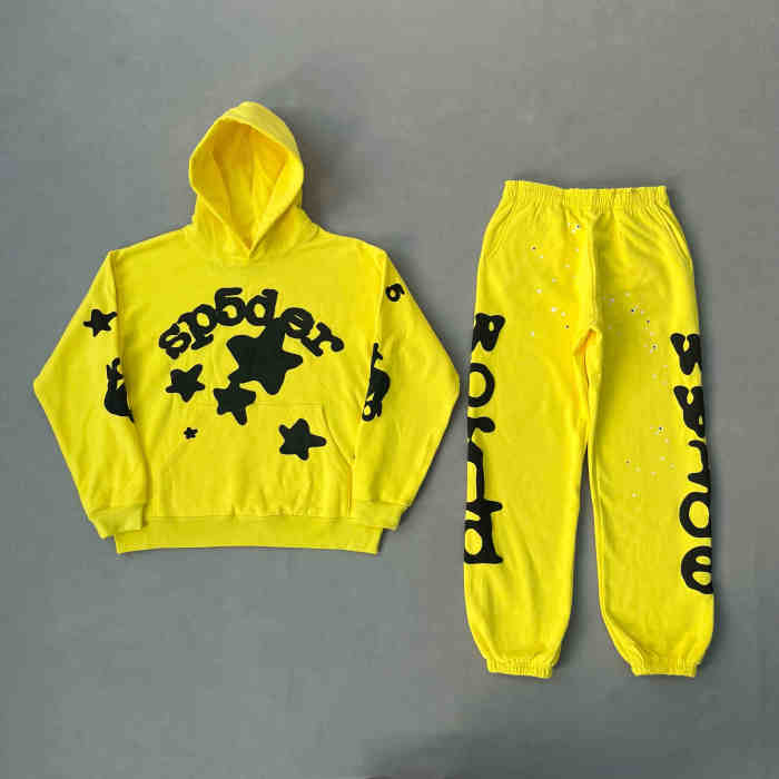 1:1 quality version Black Foam Letter Star Print Hoodie & Pants Set