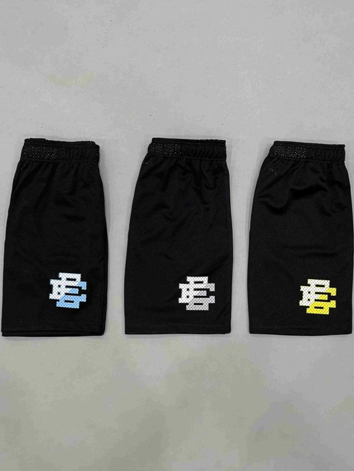 1:1 quality version Two Color Gradient Logo Mesh Beach Shorts 3 colors